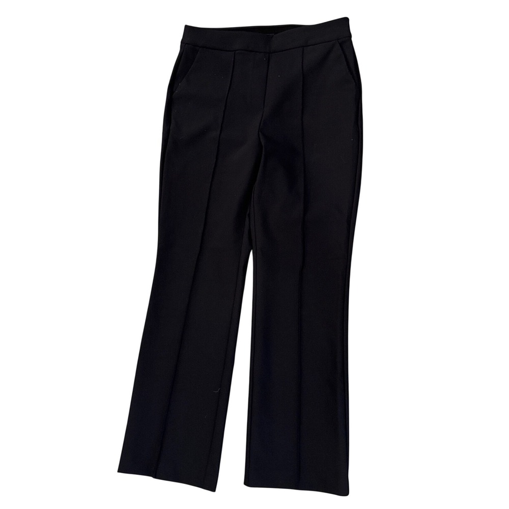 Counterparts Women's S Black Pull On Dress Pants Stretch Flare Leg Basic Staple